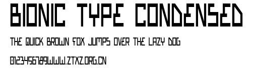 Bionic Type Condensed.ttf