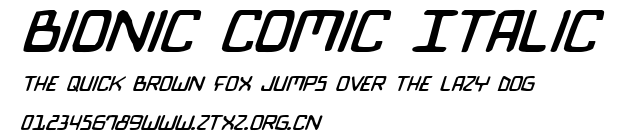 Bionic Comic Italic.ttf