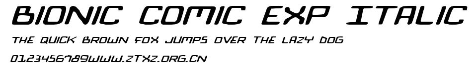 Bionic Comic Exp Italic.ttf