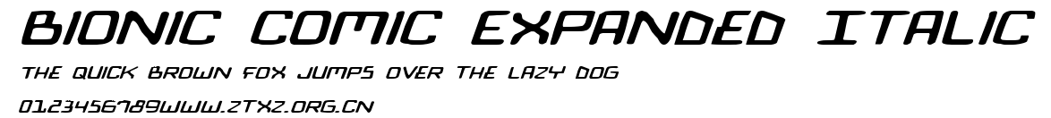 Bionic Comic Expanded Italic.ttf
