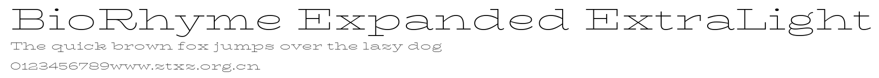 BioRhyme Expanded ExtraLight.ttf