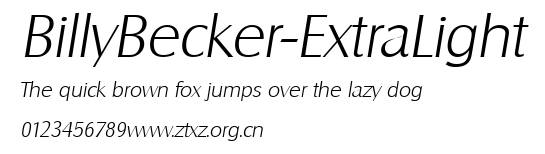 BillyBecker-ExtraLight.ttf