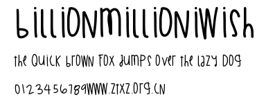 BillionMillionIWish.ttf