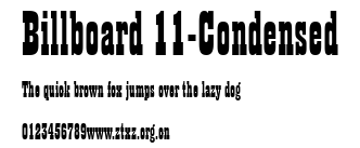 Billboard 11-Condensed.ttf