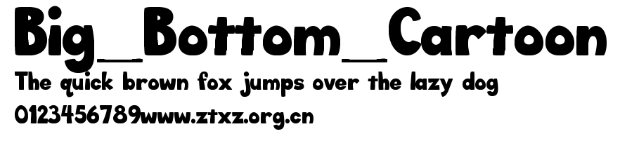 Big_Bottom_Cartoon.ttf