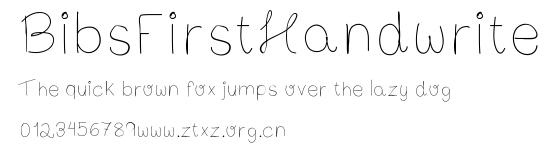 BibsFirstHandwrite.ttf