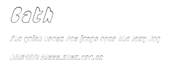 Bath.ttf