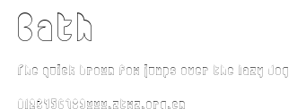 Bath.ttf
