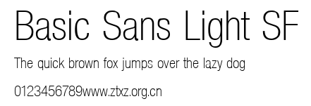 Basic Sans Light SF.ttf