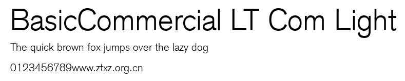 BasicCommercial LT Com Light.ttf