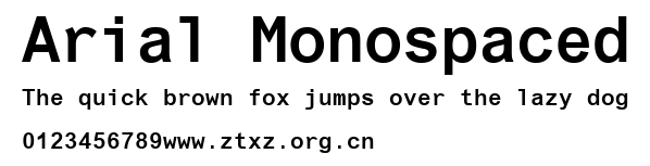 Arial Monospaced.TTF