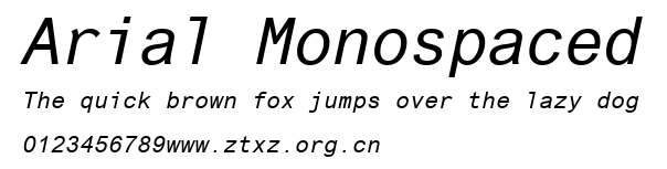 Arial Monospaced.TTF
