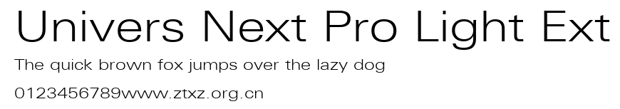 Univers Next Pro Light Ext.TTF