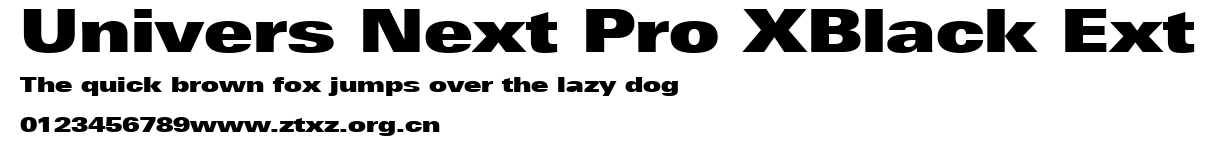 Univers Next Pro XBlack Ext.TTF