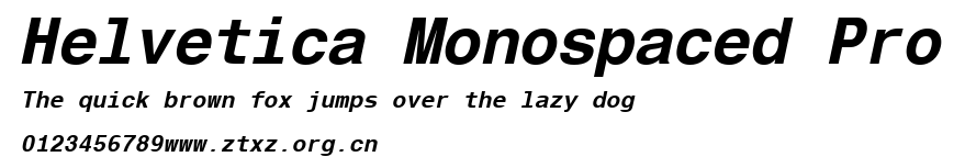 Helvetica Monospaced Pro.TTF