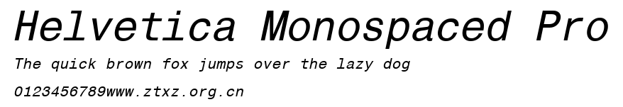 Helvetica Monospaced Pro.TTF