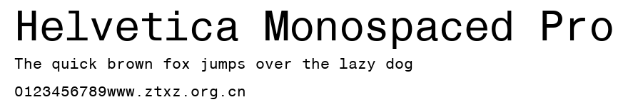 Helvetica Monospaced Pro.TTF