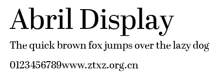 Abril Display.TTF