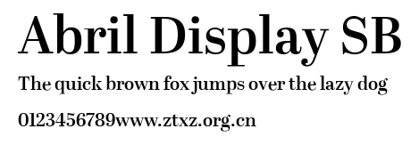 Abril Display SB.TTF