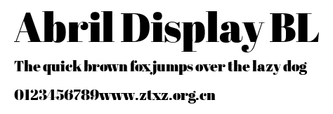 Abril Display BL.TTF