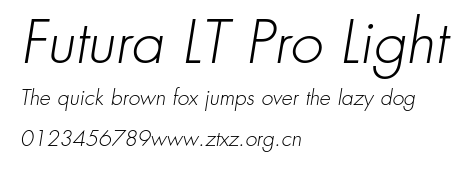 Futura LT Pro Light.ttf