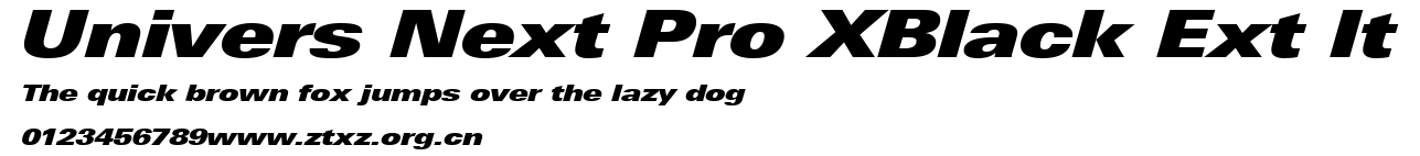 Univers Next Pro XBlack Ext It.ttf