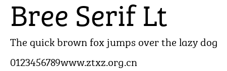 Bree Serif Lt.ttf