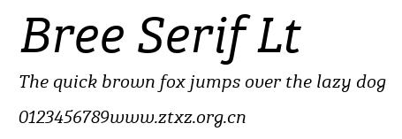 Bree Serif Lt.ttf