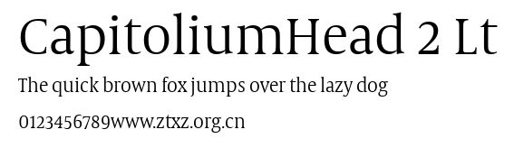 CapitoliumHead 2 Lt.ttf
