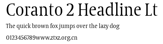 Coranto 2 Headline Lt.ttf