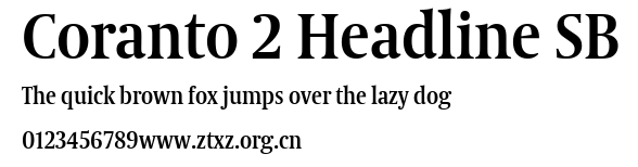 Coranto 2 Headline SB.ttf