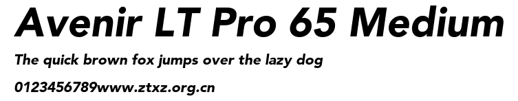 Avenir LT Pro 65 Medium.ttf