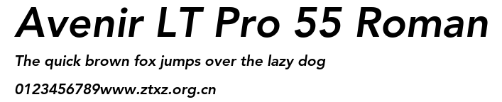 Avenir LT Pro 55 Roman.ttf