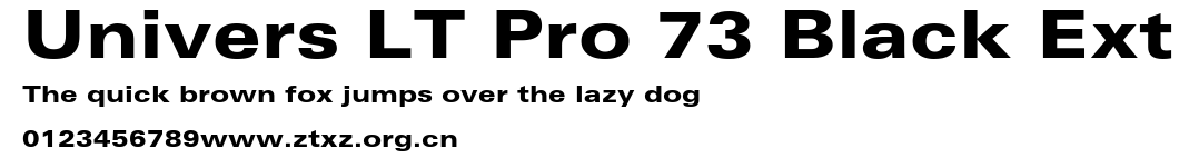 Univers LT Pro 73 Black Ext.ttf