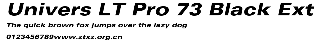 Univers LT Pro 73 Black Ext.ttf