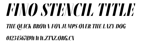 Fino Stencil Title.ttf