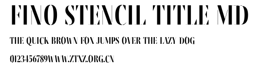 Fino Stencil Title Md.ttf