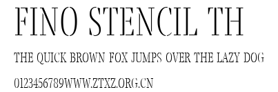 Fino Stencil Th.ttf