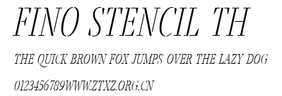 Fino Stencil Th.ttf