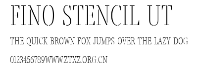 Fino Stencil Ut.ttf