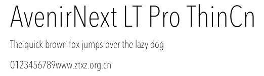 AvenirNext LT Pro ThinCn.ttf