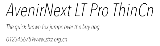 AvenirNext LT Pro ThinCn.ttf