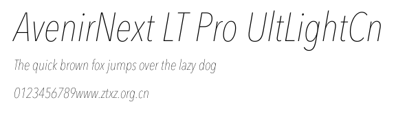 AvenirNext LT Pro UltLightCn.ttf