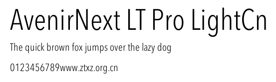 AvenirNext LT Pro LightCn.ttf