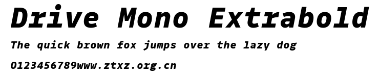 Drive Mono Extrabold.ttf