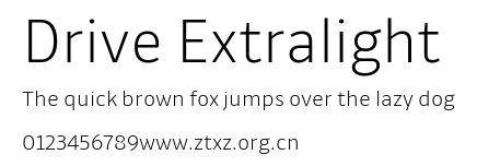 Drive Extralight.ttf
