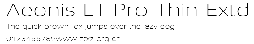 Aeonis LT Pro Thin Extd.ttf