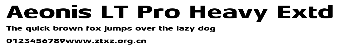 Aeonis LT Pro Heavy Extd.ttf