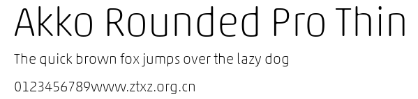 Akko Rounded Pro Thin.ttf