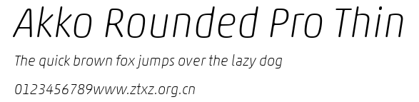 Akko Rounded Pro Thin.ttf